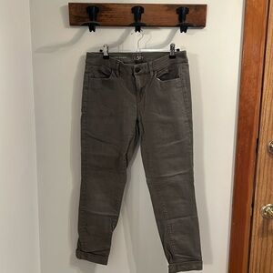 LOFT Olive Skinny Jean